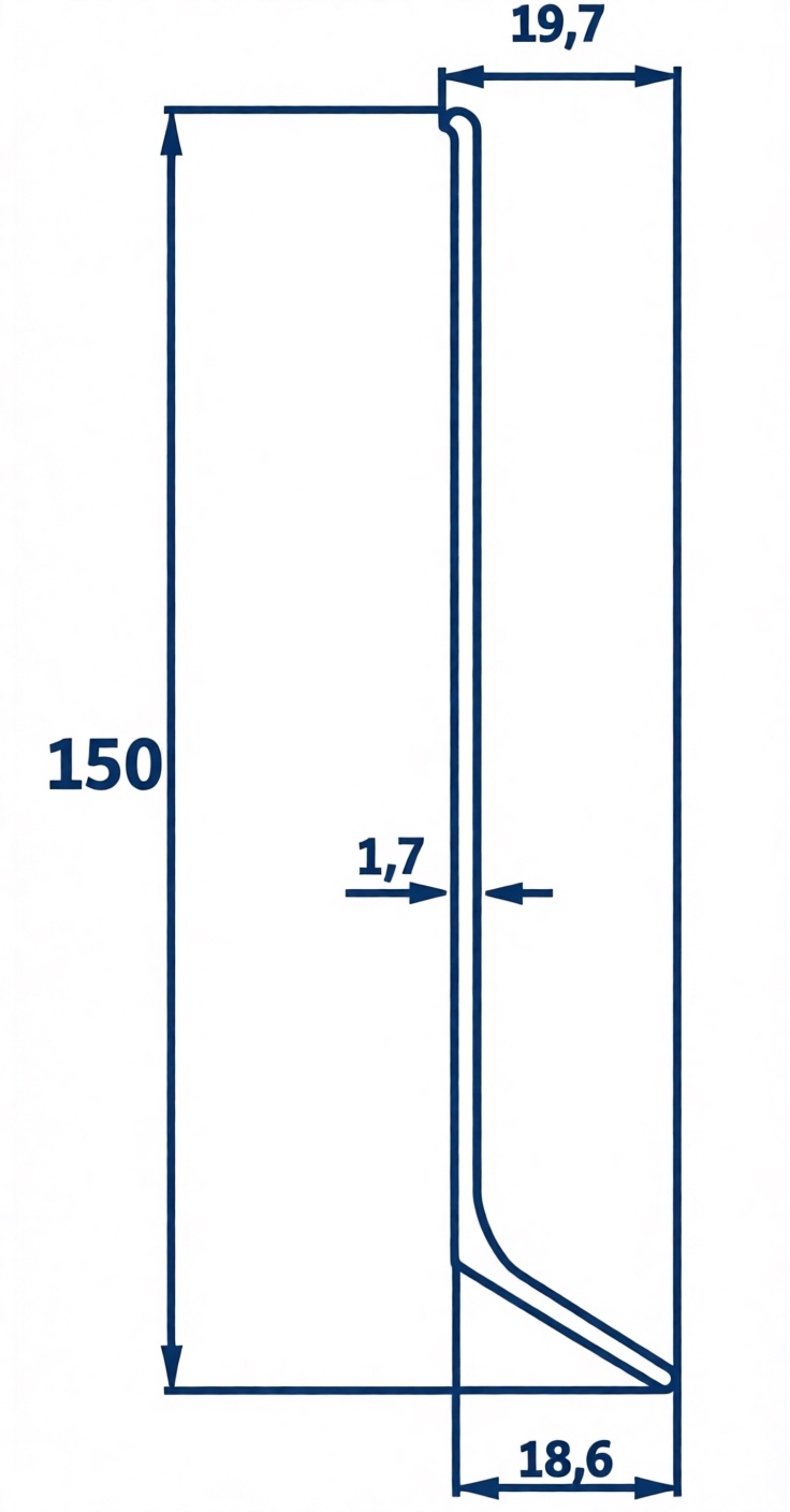 плинтус ВА150x20